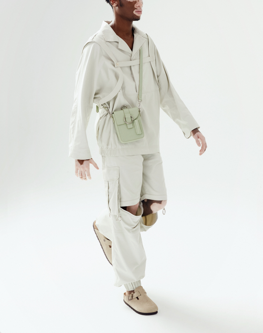 Reporter Box Bag - Sage